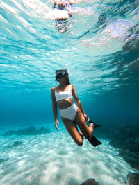 High Waisted Bikini Bottom | The Sumatra - Ocean Soul Bali - Sustainable Swimwear