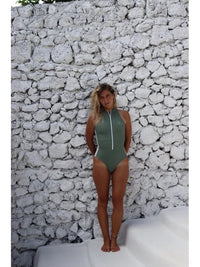 Sustainable Swimwear | The Mentawai in Olive - Ocean Soul Bali - Sustainable Swimwear