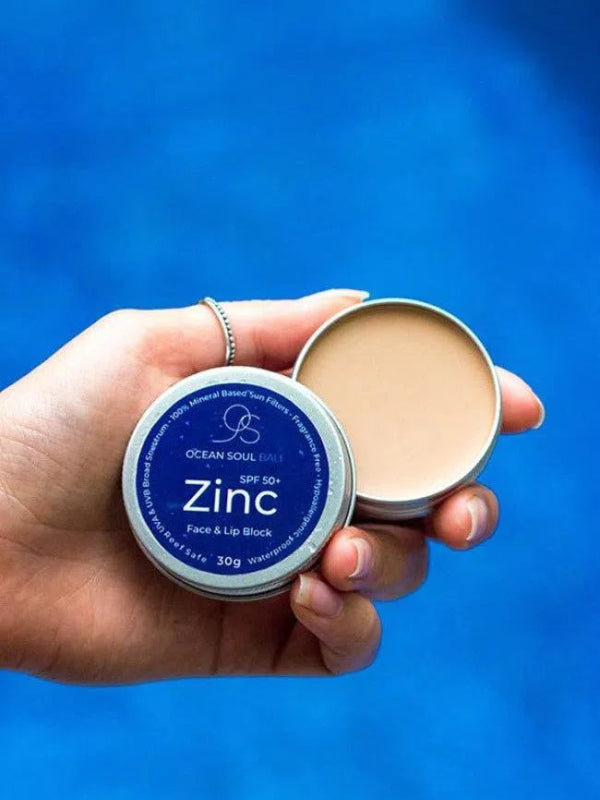 Zinc Sunscreen | Mineral zinc | SPF 50+ - Ocean Soul Bali - Sustainable Swimwear
